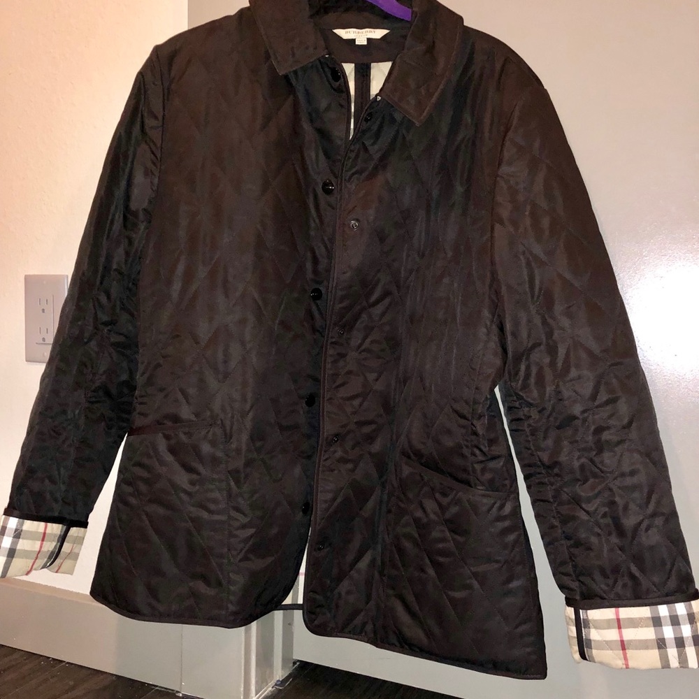 Burberry Quilted Jacket with snap closures